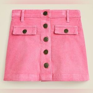 Crewcuts pink corduroy skirt.
